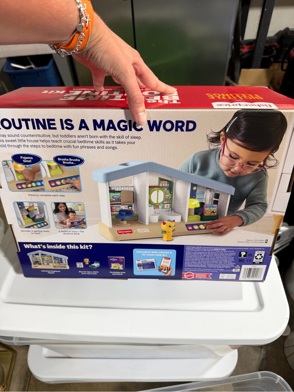 Fisher-Price Bedtime Routine Kit Blue & White Box - Picture 3 of 3